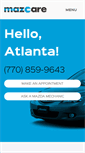 Mobile Screenshot of mazcare.com